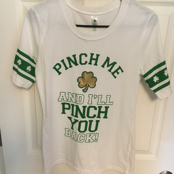 Woman’s Lucky Pinch Me Short Sleeve T-Shirt - Picture 2 of 7